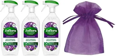 £10.90 • Buy 3 X ZofloraMulti-Purpose Disinfectant Spray Midnight Blooms,800ml+Organza Bag