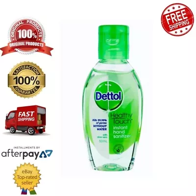 Dettol Instant Hand Sanitizer Aloe Vera Dermatologically Tested 50ml • $12.55