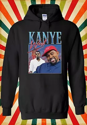 Kanye West Singer Retro Cool Funny Men Women Unisex Top Hoodie Sweatshirt 2556 • £19.95