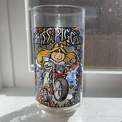 Vintage McDonald's The Great Muppet Caper Miss Piggy Collector Drink Glass 1981 • $9.99