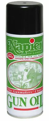 Napier Gun Oil Spray With VP90 300ml Aerosol FREE POSTAGE • £11.94