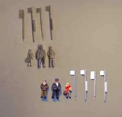 £7.20 • Buy P&D Marsh OO Gauge PW268 Bus Stops And Passengers Castings Require Painting