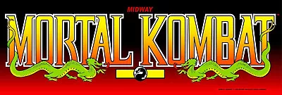 Mortal Kombat Arcade Marquee/Sign (26 X 8 ) • $17.95