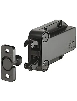 HAFELE Non Magnetic Pressure Catch Pull Approx: 4 Kg - Black 245.50.301 • $4.99