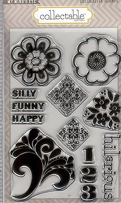 New! Nip Clear Stamp #ctb114 Flowers Silly Happy Funny Brand New • $3.99
