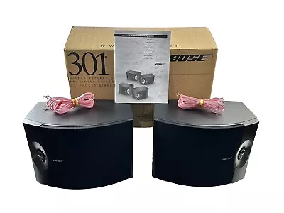 PAIR Of Bose 301 V Series Direct Reflecting Bookshelf Speakers VGC W/ Box/manual • $379.99