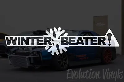 $1.99 • Buy Winter Beater Sticker Decal V1 - JDM Lowered Stance Low Drift Slammed Turbo NOS