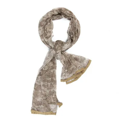 Camouflage Tactical Scarf Breathable Gauze Headscarf Cycling Scarf Sniper Veil. • $12.56