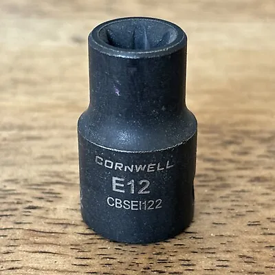 Cornwell E12 External Torx Star Impact Socket 3/8  Drive CBSEI122 NEW READ • $17.99