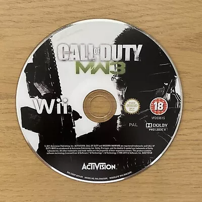 Call Of Duty Modern Warfare 3 - Nintendo Wii - Disc Only - PAL - Free Postage • $9.95