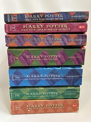 Harry Potter Series Complete Set 1-7 J.K. Rowling Lot Of 7 Trade Paperback Books • $23.09