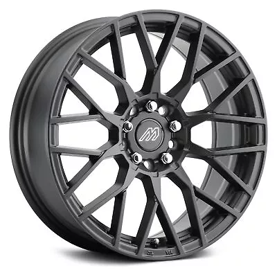 MACH Performance MP41 Wheels 17x7.5 (35 4x100 72.56) Black Rims Set Of 4 • $839.28