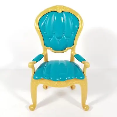 Ever After High Madeline Hatter Doll Chair Gold Teal Mattel 2013 House Furniture • $14.99