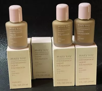 Mary Kay Day Radiance Oil FREE Liquid Foundation Lot Of 7 29ml/1 Fl Oz Beige Lot • $80