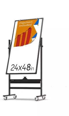 48x24 Kamelleo Mobile Whiteboard With Stand Adjustable  Dry Erase Board • $100