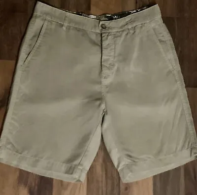 New Zara Slim Fit Premium Chino Flat Front Bermuda Walking Shorts • £4.99