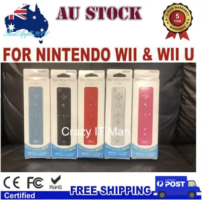 GENUINE New Nintendo Wii Remote Wireless Controller+ Nunchuck Motion Plus! 🇦🇺 • $46.99