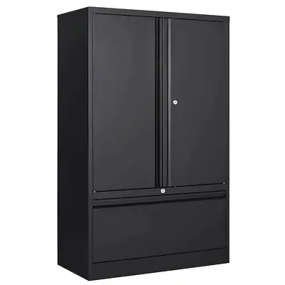 $209.99 • Buy Office File Cabinet Storage,Metal Storage Cabinet With Lockable Drawer And Doors