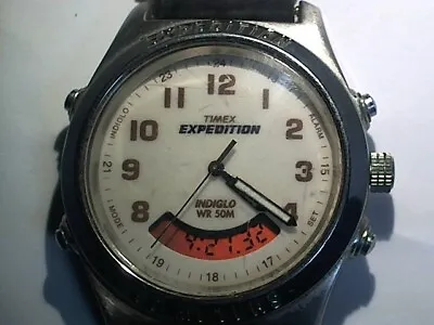 Timex Expedition Analog-digital Watch With White Dial And Amber Display • $40