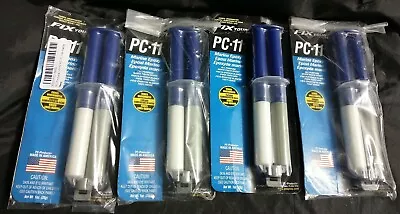 (4) PC11 WHITE EPOXY CEMENTPASTE MARINE GRADE 2 Part 1oz Syringes  • $32.10