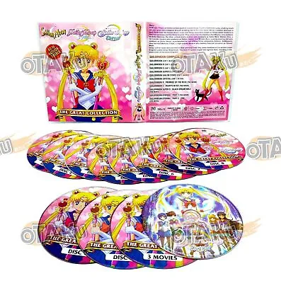 $69.90 • Buy Sailor Moon Complete Collection - Anime Dvd Box Set (1-239 Episodes + 5 Movies)