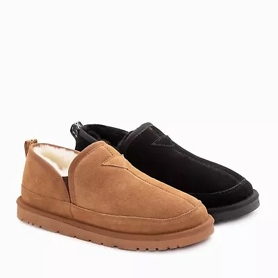 UGG Slippers Premium Sheepskin Men's Alder Slipper Suede • $73