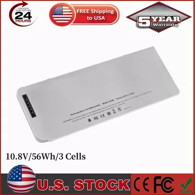 A1280 Battery For Apple MacBook 13  Aluminum Unibody A1278 2008 MB771 MB466 • $23.99