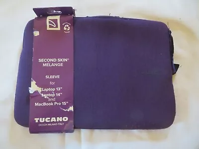 Tucano Second Skin Melange Sleeve For Laptop 13  14  & MacBook Pro 15  READ  • $17.95