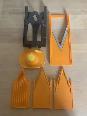 £15 • Buy Borner Original Germany V-Slicer Orange Food Mandoline Vegetable Slicer & Grater