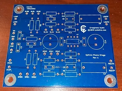 DIY MM MC Single OpAmp Phono Stage Based On OPA2134 • $9.95