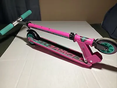 Girls Pink Folding Kick Scooter By Madd Gear Ages 3+ Kids • $35