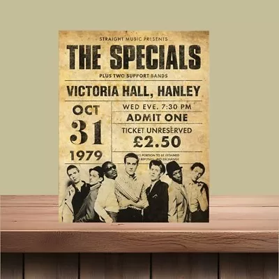 The Specials Metal Wall Sign Punk Ska Mod Music Room Man Cave Shed Gift Bar • £5.10