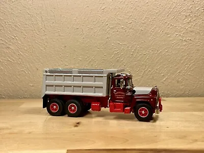 DCP 1/64 Mack R Model Tandem Axle Dump Truck Limited Edition Farm Toy Santucci • $49.99