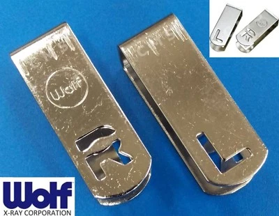 $14.49 • Buy Wolf X-Ray Metal Marker Clip Slip-On L & R / Left & Right Xray Cassette Anatomic