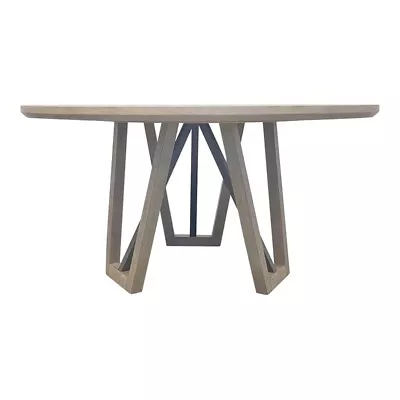 Parker House Pure Modern Dining 60  Round Table With Wood Base In Gray • $1033