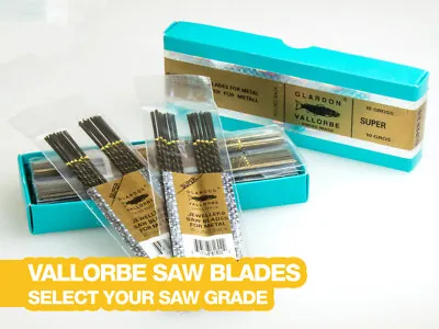 Vallorbe Premium Swiss Piercing Saw Blades Jeweller's Saw Blades - Bundle Of 12 • £4.95