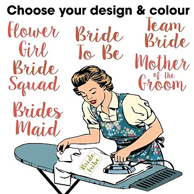 £2.45 • Buy Bride Tribe Hen Night Party Iron On Transfer Vinyl Heatseal Wedding Party