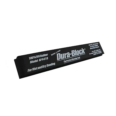 $42.95 • Buy Dura-Block AF4419 Full Size Hook And Loop Hand 16.5 Inch Sanding Block