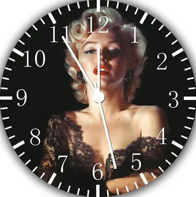 Marilyn Monroe Frameless Borderless Wall Clock Nice For Gifts Decor F02 • $22.95