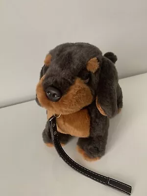 Keel Toys 30cm Stuffed Soft Toy Plush Signature Cuddle Puppies On Lead Dachshund • £7.95