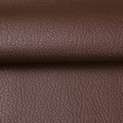 5/10/15 Yards Brown Faux Leather Fabric Pleather Upholstery Marine Vinyl Fabric  • $11.59