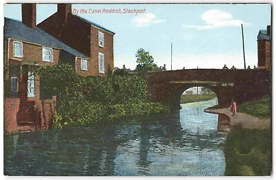 £3.95 • Buy Stockport Cheshire Canal Reddish - Pre 1915 Colour Postcard P01