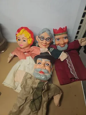 $29.99 • Buy Vintage 70's Mr Rogers Neighborhood Puppets Lot Of 4