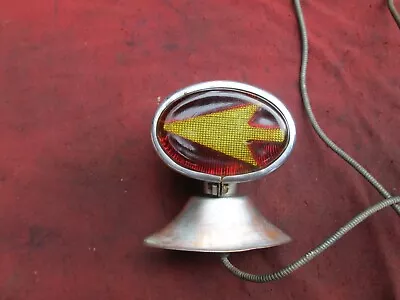 Vintage Yellow Arrow Flicker Turn Signal Light Lamp Hot Rat Street Rod • $100