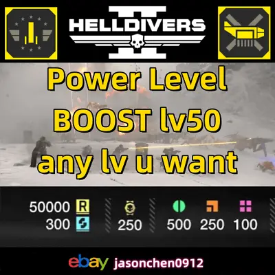 HELLDIVERS 2 Max Level XP Farming Power Level Steam/ps5  • $30