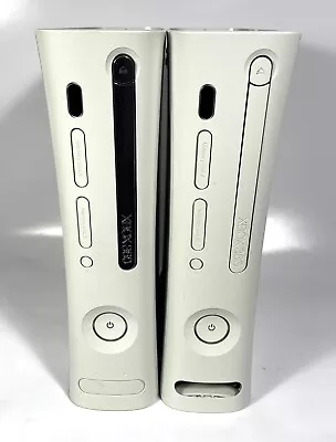 $28.95 • Buy Lot Of 2 - Xbox 360 White Consoles RROD Stuck Disc Tray For Parts Or Repair Only