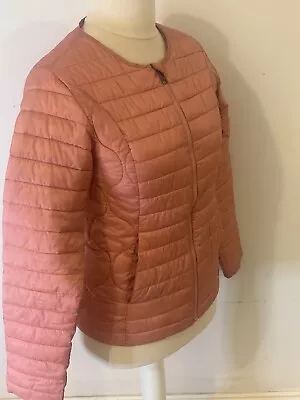 Quba Sails Nautical Pink Padded Women’s Size UK 10 Good Used Condition Spring • £19.19