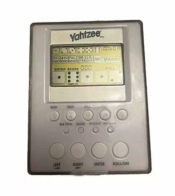 Yahtzee Hand Held Electronic Game TESTED • $9.95