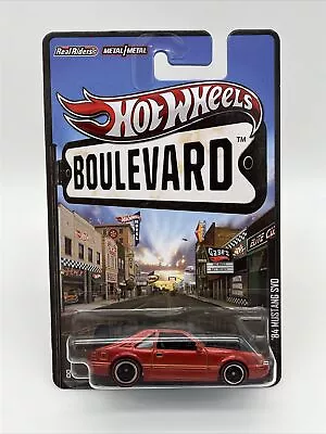 2013 Hot Wheels Boulevard '84 Mustang SVO Ford Real Riders RARE Protector Case • $99