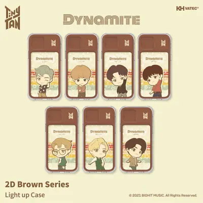 BTS TinyTAN Dynamite 2D Light Up Cellphone Case Cover Official K-POP Goods • $49.41